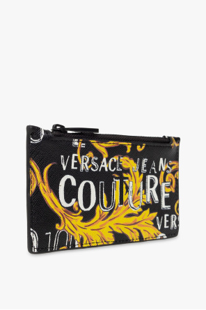 Versace skinny jeans Couture Leather card case