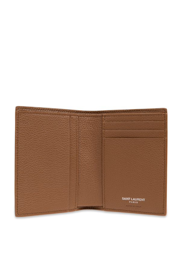 Saint Laurent Leather Folding Wallet