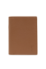Saint Laurent BROWN Leather Folding Wallet