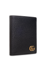 Gucci BLACK Leather folding wallet
