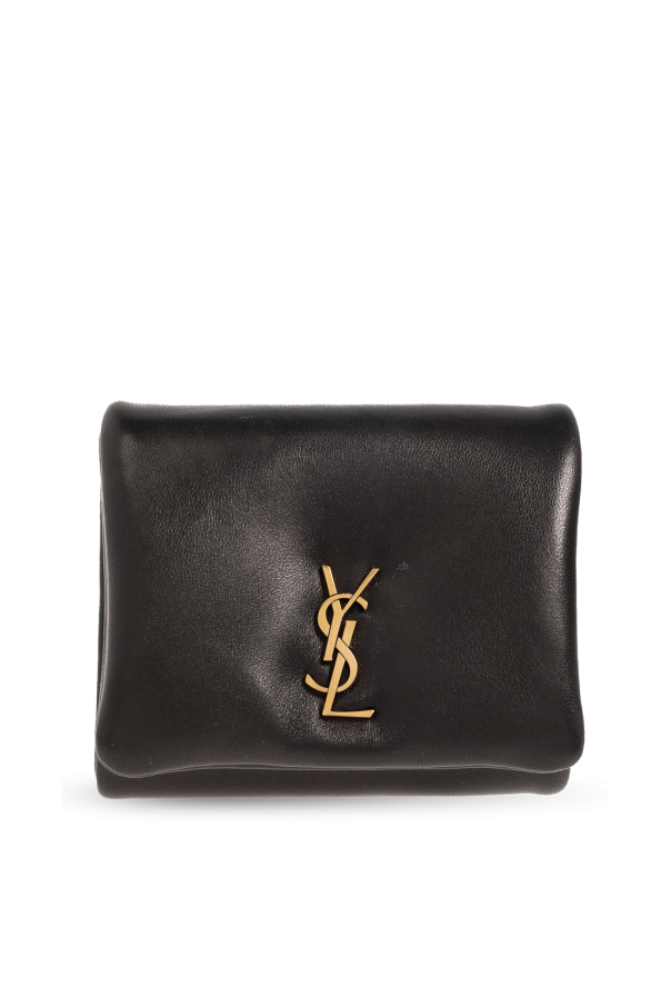 Leather wallet with logo od Saint Laurent