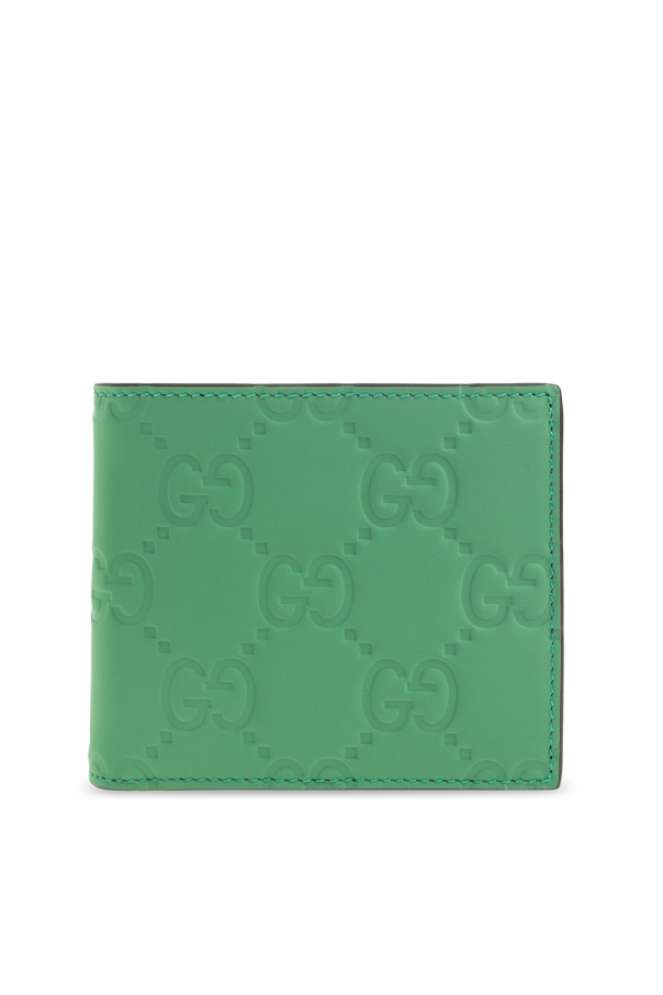 Monogrammed folding wallet od Gucci