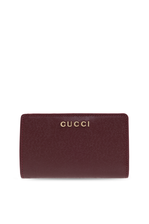 Leather wallet with logo od Gucci