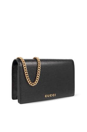 Gucci Leather wallet on chain