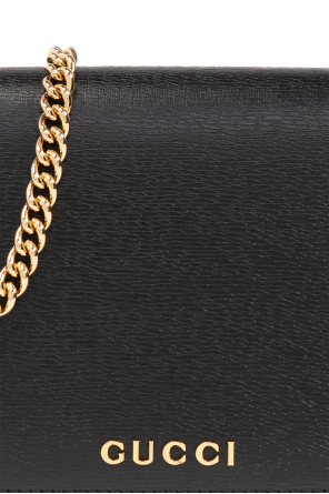 Gucci Leather wallet on chain