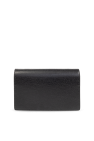 Gucci BLACK Leather wallet on chain