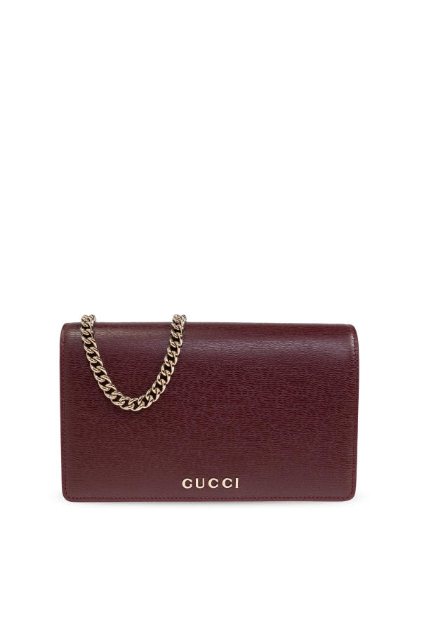 Leather wallet with chain, zdjęcie 1 Leather wallet with chain od Gucci