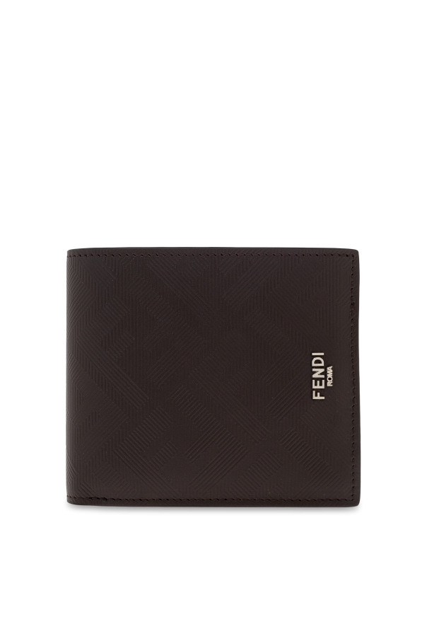 Leather wallet with logo od Fendi