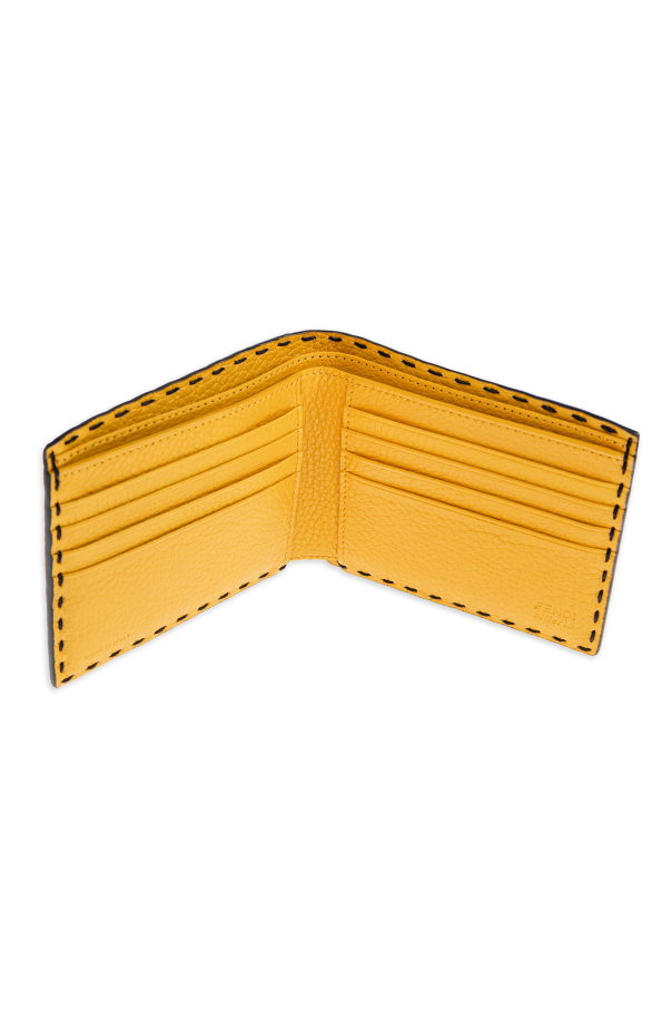 Fendi Leather wallet with logo