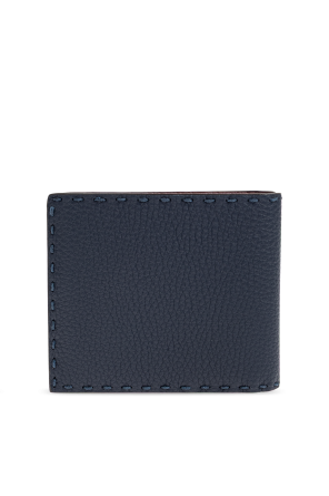 Fendi Cartera de cuero con logo