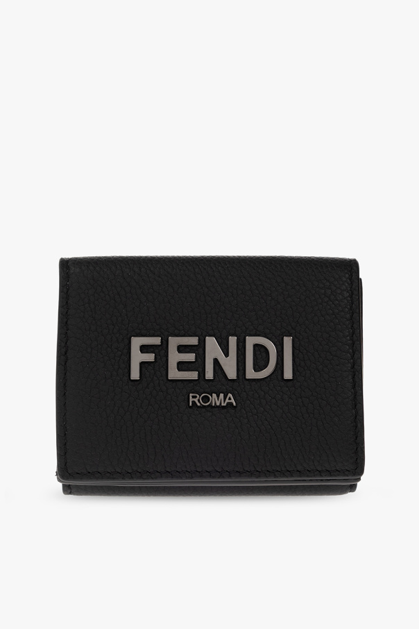 Fendi cropped Wallet with logo