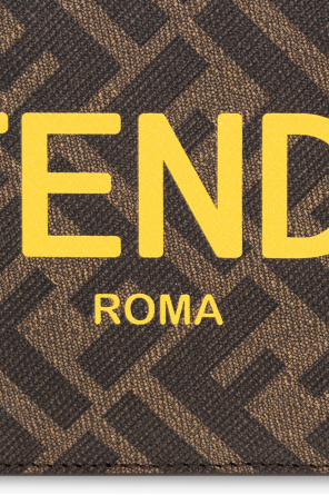 Fendi Elite Fendi Elite monogram pattern lace-up boots