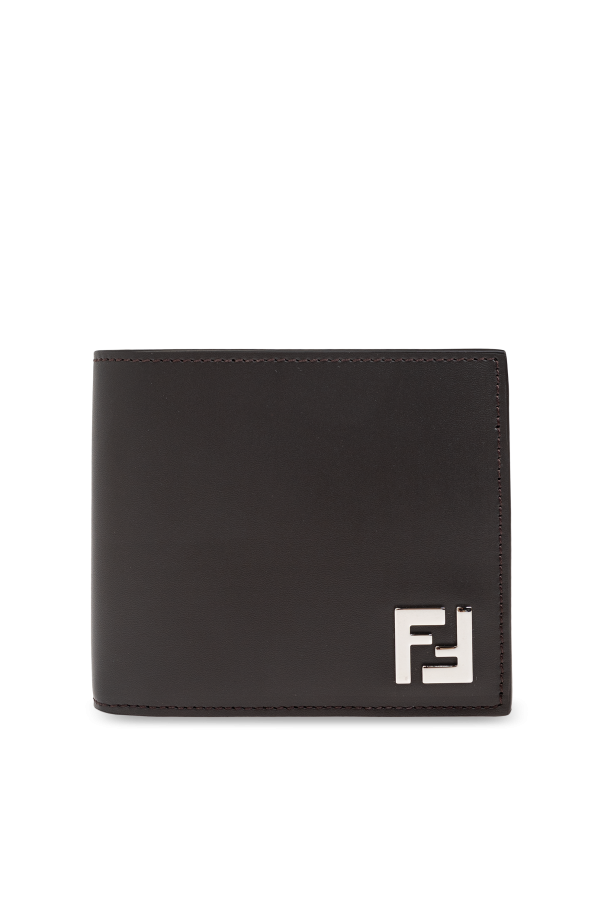 Fendi Wallet with logo-shaped applique