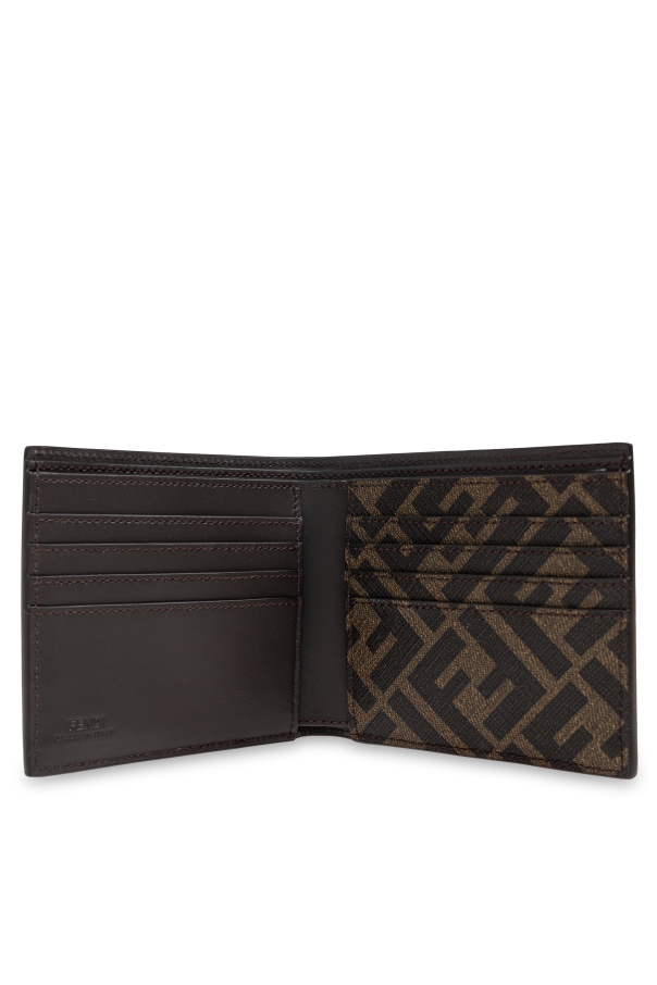 Fendi Wallet with logo-shaped applique