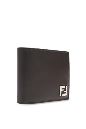 Fendi Wallet with logo-shaped applique