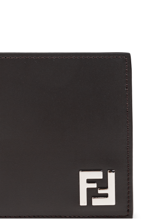 Fendi Wallet with logo-shaped applique