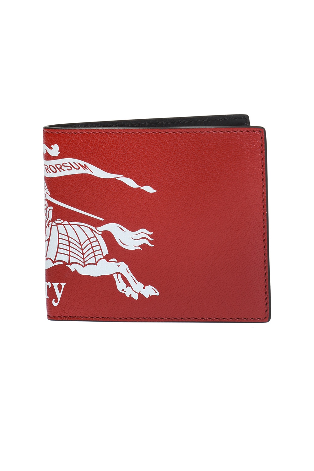 Red Bi-fold wallet with logo Burberry - Vitkac TW