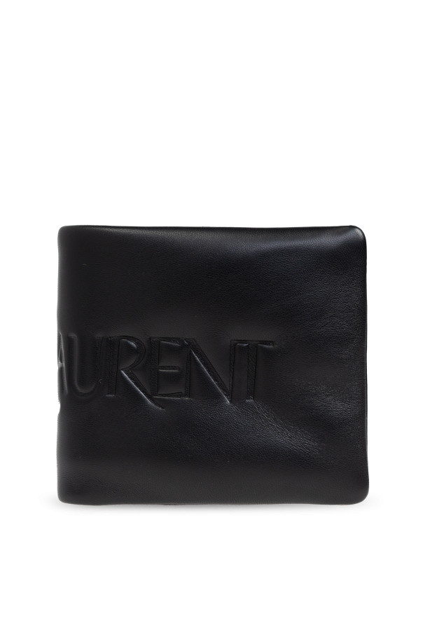 Saint Laurent Leather wallet with logo