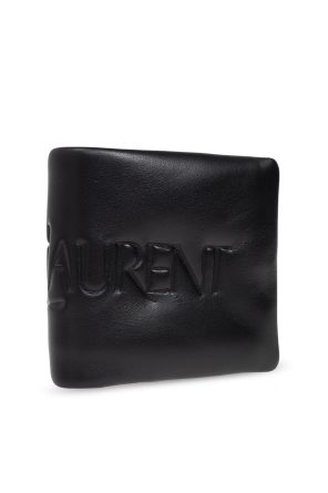 Saint Laurent Leather wallet with logo