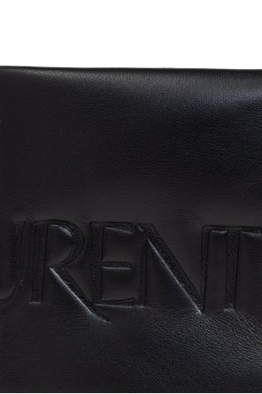 Saint Laurent Leather wallet with logo