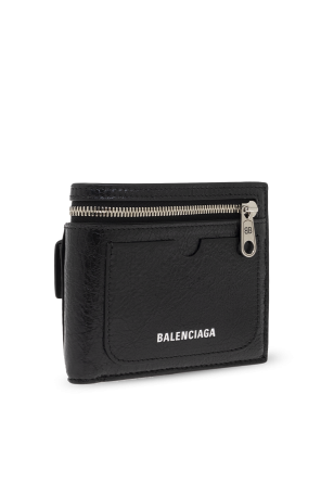 Balenciaga Leather wallet with logo