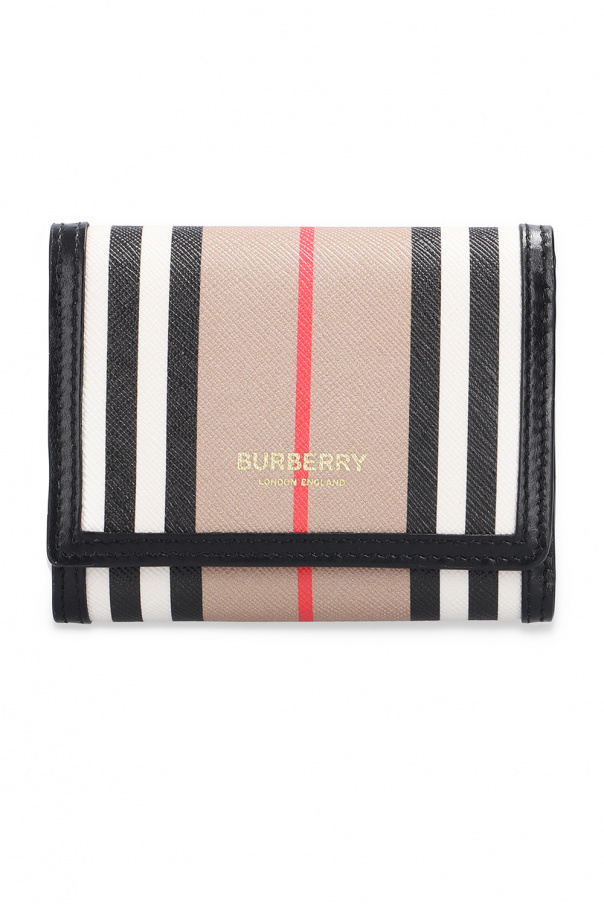 Burberry torba na ramie z logo burberry torba black tan