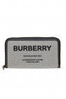 burberry marrone Wallet with logo