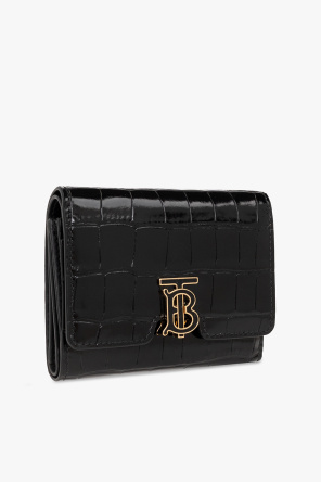 burberry Horseferry Leather wallet with logo