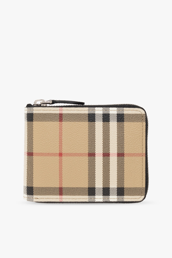 Wallet with iconic check od Burberry