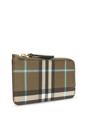 Burberry Checked card holder