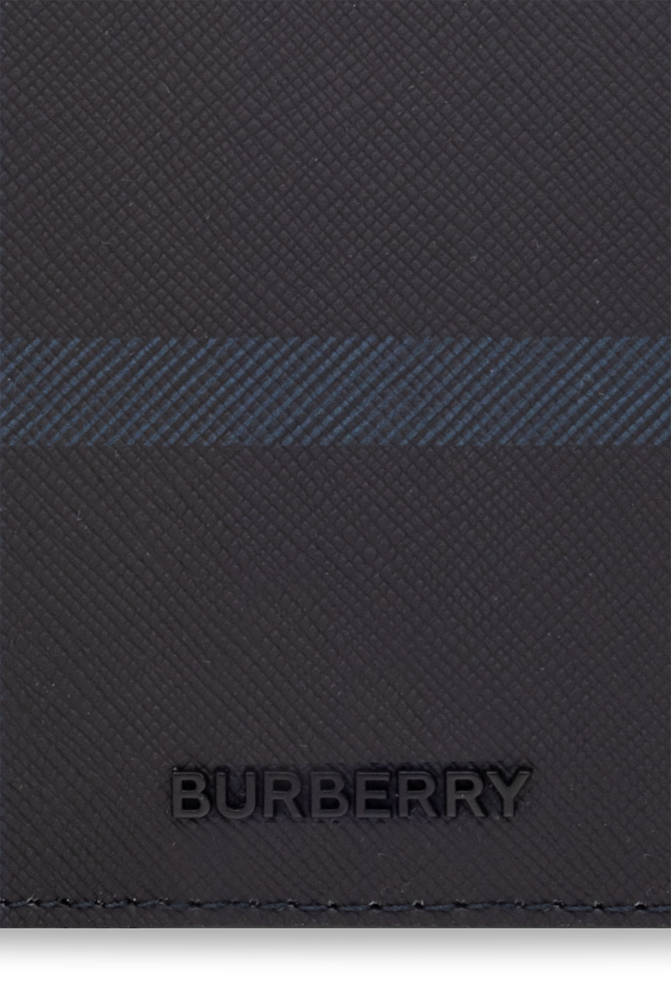 Navy blue Wallet with logo Burberry - Vitkac TW