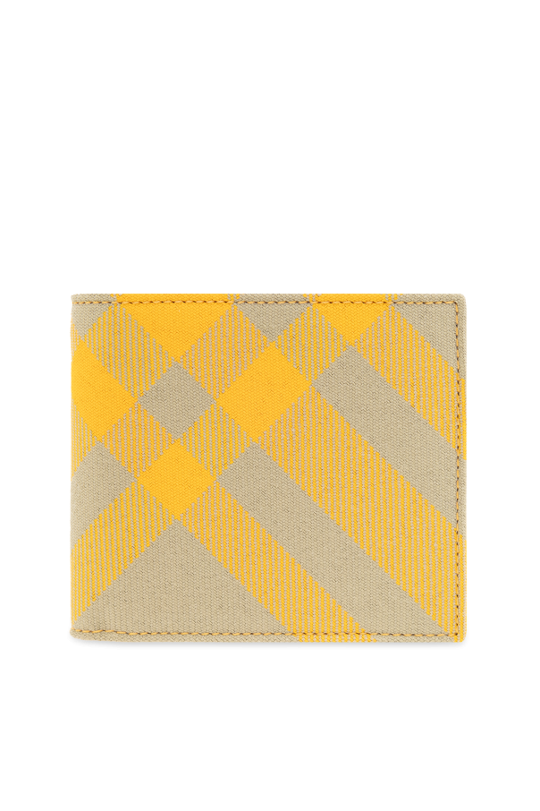 burberry Over Checked wallet