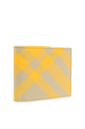 burberry Over Checked wallet