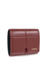 Burberry BURGUNDY Leather Wallet ‘Snip’