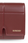 Burberry BURGUNDY Leather Wallet ‘Snip’