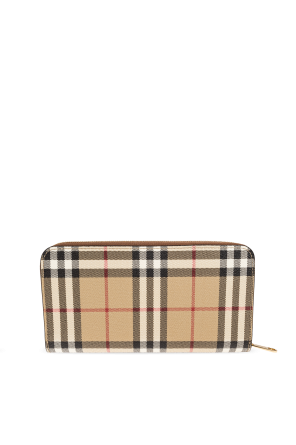 Burberry Carteira com padrão aos quadrados