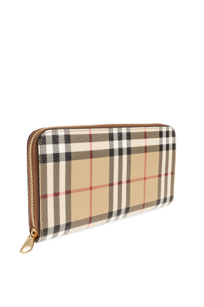 Burberry Carteira com padrão aos quadrados