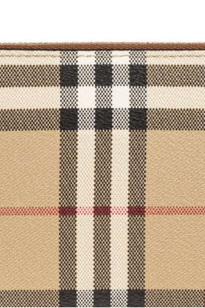 Burberry Carteira com padrão aos quadrados