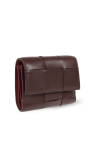Bottega Veneta BURGUNDY Wallet with weaving