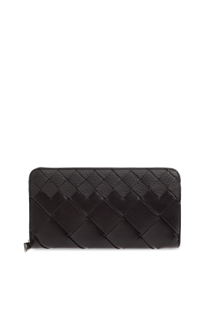 Skórzany portfel od Bottega Veneta