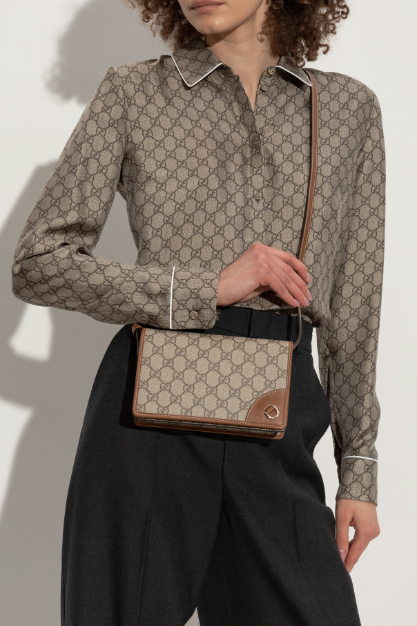 Gucci Torba na ramię `GG Emblem Mini`