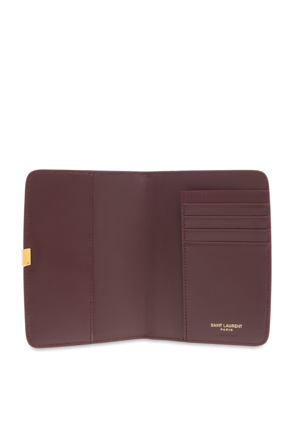 Saint Laurent Cartera de cuero