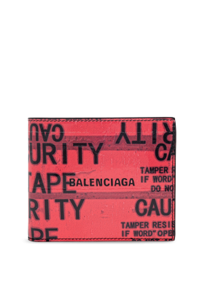 Leather wallet with logo od Balenciaga