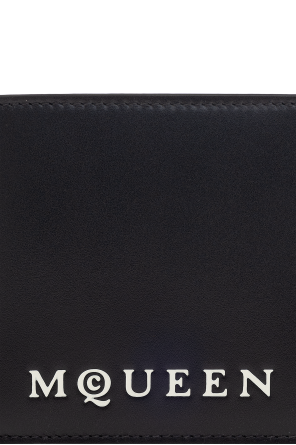 Alexander McQueen Lederportemonnaie mit aufgedrucktem Logo