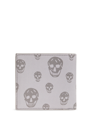 Alexander McQueen Cartera plegable con logo