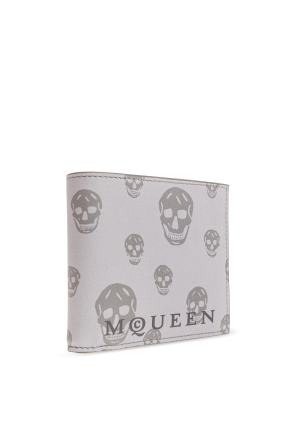Alexander McQueen Cartera plegable con logo