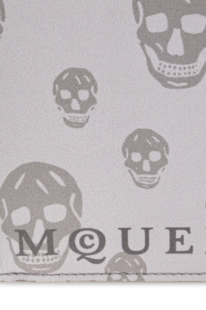 Alexander McQueen Cartera plegable con logo