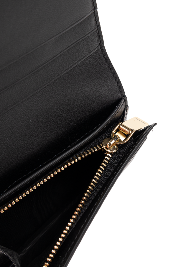 Alexander McQueen Leather wallet with printed logo