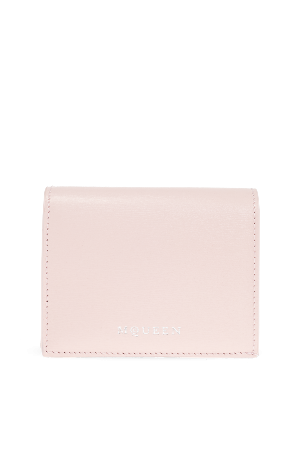 Leather wallet with printed logo, zdjęcie 1 Leather wallet with printed logo od Alexander McQueen