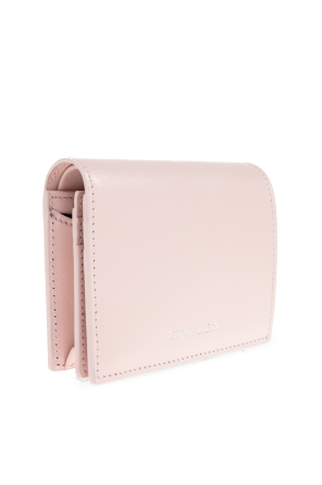 Alexander McQueen Lederportemonnaie mit aufgedrucktem Logo